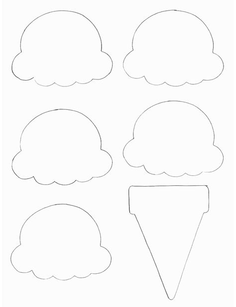 Food Crafts - Print your Ice Cream Cone Template at AllKidsNetwork.com Ice Cream Template, Cone Template, Ice Cream Crafts, Ice Cream Birthday Party, Ice Cream Theme, Ice Cream Social, Ice Cream Birthday, Kraf Diy, Craft Printing