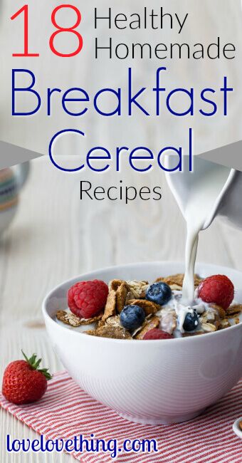 Missing your cereal fix? Here are 18 healthy homemade breakfast cereal recipes to try! Healthy Homemade Breakfast, Cereal Recipes Homemade, Breakfast Cereal Recipes, Healthy Cereal Breakfast, Homemade Cereal, Diy Breakfast, Healthy Cereal, Homemade Breakfast, Recipes To Try