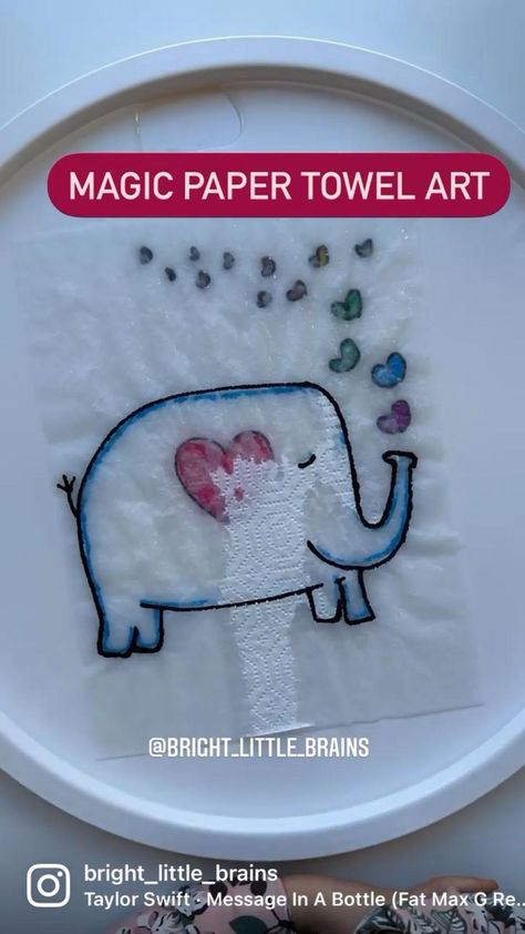 Kids Stem Projects, Paper Towel Art, Stem Learning Activities, Towel Art, Preschool Crafts Fall, Diy Science Experiments, Science Experiments For Preschoolers, 2022 Art, Baby Play Activities