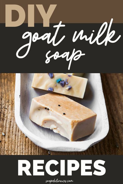 Goat Milk Soap Recipe, Milk Soap Recipe, Homemade Goat Milk Soap, Goat Milk Recipes, Savon Diy, Săpunuri Handmade, Soap Homemade, Soap Tutorial, Soap Making Recipes