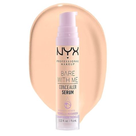 Amazon.com : NYX PROFESSIONAL MAKEUP Bare With Me Concealer Serum, Up To 24Hr Hydration - Light : Beauty & Personal Care Nyx Bare With Me, Bare With Me Concealer Serum, Nyx Makeup, Makeup Concealer, Nyx Professional Makeup, Professional Makeup, Nyx, Concealer, Beauty And Personal Care