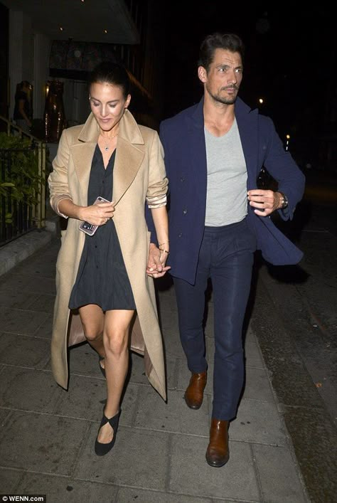 David Gandy's pregnant girlfriend Stephanie Mendoros highlights her blossoming bump | Daily Mail Online Stephanie Mendoros, David Gandy Girlfriend, David Gandy Style, Missy Sue, Pregnant Girlfriend, David Beckham Style, Couple Fits, Mayfair London, David James Gandy