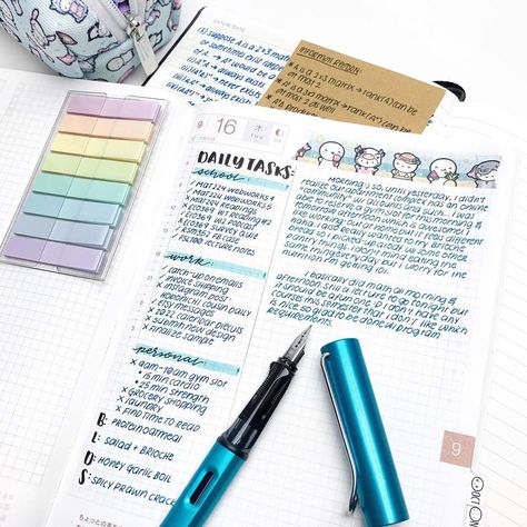 Planner Writing, Hobonichi Planner, Bullet Journal Notes, Calendar Organization, Hobonichi Cousin, Hobonichi Techo, Planner Obsessed, Planner Stationery, Planner Scrapbook