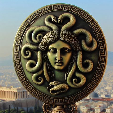 🐍🌟 Unraveling the Mystery of Medusa 👁️✨ Venture into the realm of the enigmatic Gorgon of Greek mythology. Discover the myths, symbolism, and enduring fascination surrounding the captivating Medusa. 🏛️🔮 #Medusa #GreekMythology #Gorgon 🔗 Dive deeper into Medusa's lore: sirioti.com/blogs/greek-symbols-meaning/medusa-the-enigmatic-gorgon-of-greek-mythology Medusa Story, Perseus And Medusa, Medusa Medallion, Caravaggio Paintings, Greece Mythology, Greek Symbol, The Minotaur, Winged Horse, Tree Of Life Jewelry