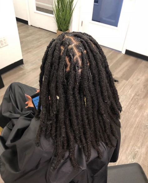 Large Locs Black Women, Thick Locs On Black Women, 60 Locs, Wicks Locs, Thick Dreadlocks, Thick Dreads, Pretty Dreads, Thick Locks, Short Dreadlocks Styles