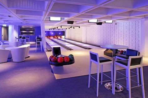 Indoor Bowling, Home Bowling Alley, Dream Basement, Arcade Room, Game Room Basement, Home Cinema Room, Video Game Rooms, Bowling Alley, Brick Lane