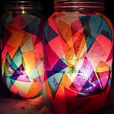 13 DIY Lanterns to Illuminate Your Porch, Patio, or Garden Mason Jar Lanterns, Lantern Ideas, Jar Lanterns, Diy Lanterns, Jar Diy, Christmas Lanterns, Jar Lights, Mason Jar Diy, Mason Jar Crafts