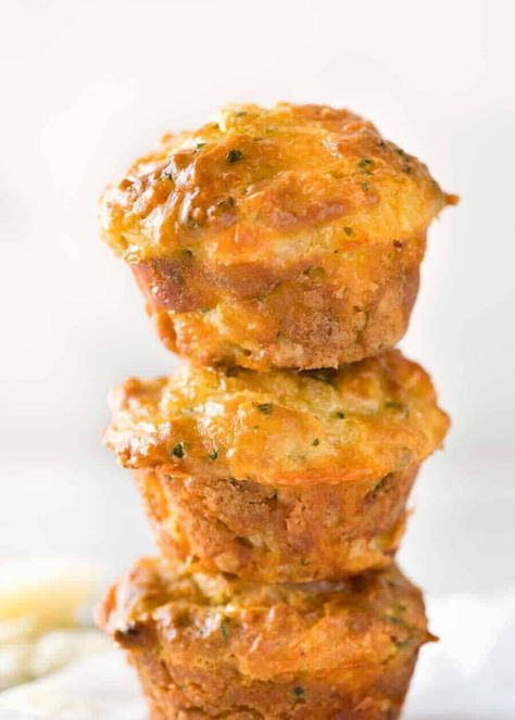 Zucchini Pommes, Cheese Muffin, Savory Muffins Recipes, Golden Dome, Savory Cheese, Tortilla Pizza, Recipetin Eats, Savory Muffins, Recipe Tin