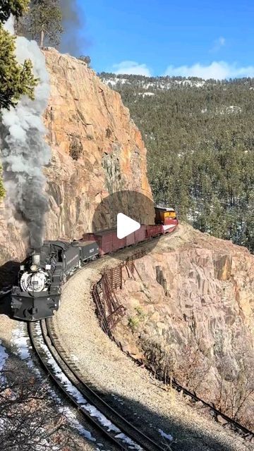 @nightdreaminc on Instagram: "We doing train vid today boys #train#locomotive#mountain#asmr#horn#reels#reelsinstagram#railroad" Train Rides In Colorado, Durango Train, Trains Photography, Truck Horn, Steam Trains Photography, Denver Travel, Durango Colorado, Railroad Photography, Train Photography