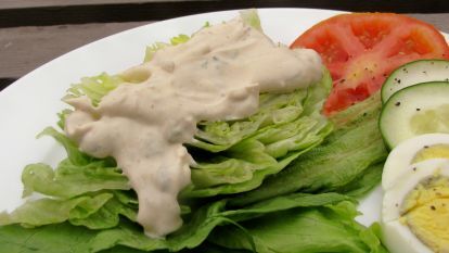 Pioneer Woman Ranch Dressing, Bacon Wedge Salad, Ranch Dressing Recipe Homemade, Wedges Recipe, Ranch Dressing Recipe, Wedge Salad, Homemade Mixes, Homemade Ranch Dressing, Trisha Yearwood