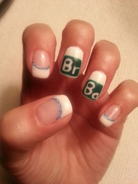 My Breaking Bad nails. Best show ever!! Breaking Bad Nails, Bad Nails, I Love Nails, Nail Art Inspiration, Breaking Bad, Love Nails, Best Shows Ever, Nail Art, Nails