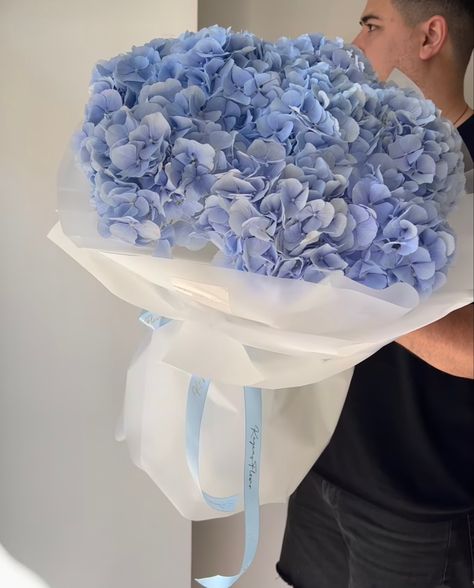 Hortensia Bouquet, Blue Hydrangea Bouquet, Blue Flowers Bouquet, Bigleaf Hydrangea, Flower Boquet, Blue Hydrangea Flowers, Luxury Flower Bouquets, Hydrangea Bouquet, Boquette Flowers