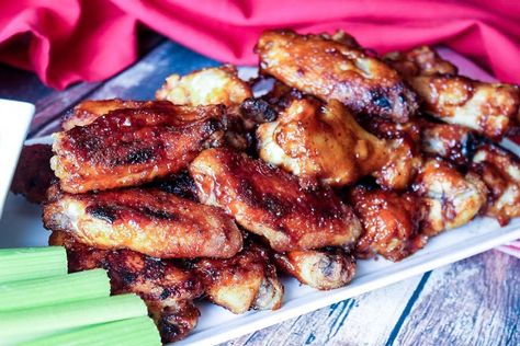 My Daytona Hot Wings #justapinchrecipes Hooters Daytona Wings Recipe, Oven Hot Wings, Marinated Wings, Hot Wing Recipe, Glazed Chicken Wings, Crispy Baked Chicken Wings, Lemon Herb Chicken, Buffalo Chicken Wings, Air Fryer Chicken Wings