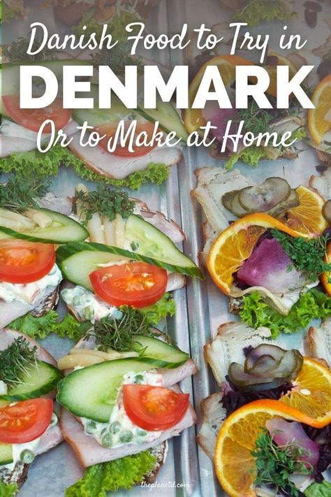 Let your tastebuds lead you to Denmark, the happiest country in the world. We’ve brought together a list of the top 15 Danish dishes for every occasion. | The Planet D #Danish #DanishFood | danish food recipes | traditional danish foods | typical danish food | Food Love | Food Inspiration | Food Travel Danish Fish Recipe, Danish Lunch Ideas, Danish Breakfast Traditional, Recipes From Denmark, Danish Appetizers, Scandinavian Appetizers, Danish Recipes Traditional, Danish Food Recipes, Denmark Recipes