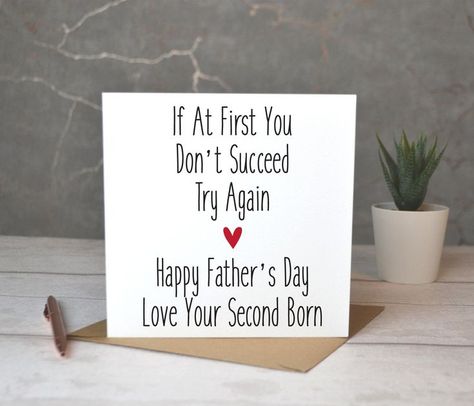 Mothersday Ideas, 2 Anniversary, Violet Craft, Calligraphy Inspiration, Birthday Things, Man Cards, Card Greetings, Photos Funny, Funny Fathers Day Card