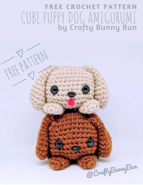 Free Crochet Dog Patterns Amigurumi, Cute Small Amigurumi Free Pattern, Free Mini Animal Crochet Patterns, Easy Dog Crochet Patterns Free, Crochet Dog Amigurumi Free Pattern, Amigurumi Puppy Free Pattern, Free Puppy Crochet Pattern, Dog Free Crochet Pattern, Puppy Amigurumi Free Pattern