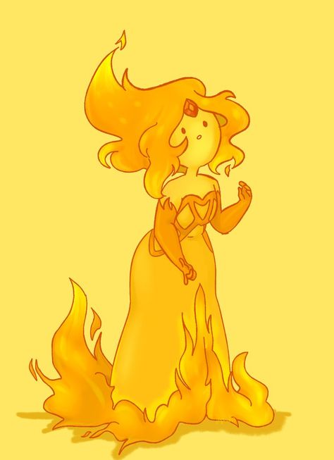 Flame Princess Fan Art, Princess Fan Art, Adventure Time Flame Princess, Bacon Pancakes, Cartoon Fanart, Princess Adventure, Adventure Time Girls, Iconic Anime, Adventure Time Characters