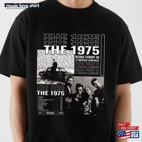 Vintage The 1975 Tour Shirt Band Music Tee 90S Style Pinky Merch T-Shirt Unisex Check more at https://musicloveshirt.com/product/vintage-the-1975-tour-shirt-band-music-tee-90s-style-pinky-merch-t-shirt-unisex/ The 1975 Merch, The 1975 Tour, Merch Hoodie, Music Tees, Band Music, The 1975, 90s Style, Tour Shirt, Love Shirt