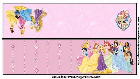 Disney Sidekicks, Princess Printables, Candy Bar Labels, Disney Birthday Party, Disney Princess Birthday, Hello Kitty Backgrounds, Labels Printables Free, Disney Princess Party, Disney Birthday