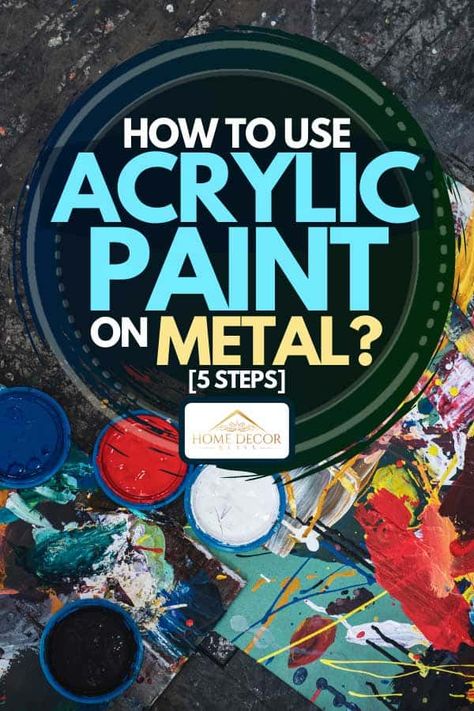 Chalk Paint On Metal, Painting Chrome, Painting Galvanized Metal, How To Paint Metal, Paint For Metal, Paint On Metal, Things Paint, Painting On Metal, Painted Initials