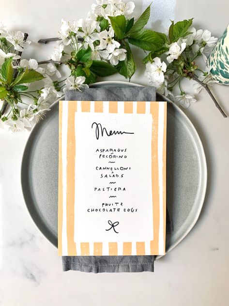 Free Menu Templates, Diy Menu, Easter Menu, Dinner Party Menu, Free Print, Easter Weekend, Spring Design, Easter Celebration, Birthday Dinners