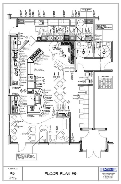 Coffee Shop floor plan Coffee Shop Architecture Plan, Bakery Cafe Floor Plan, Bakery Plan Layout, Coffee Shop Plan Layout, Cafe Floor Plan Coffee Shop, Bakery Layout Floor Plans, Cafe Plan Architecture Coffee Shop, Coffee Shop Layout Floor Plans, Cafe Design Plan