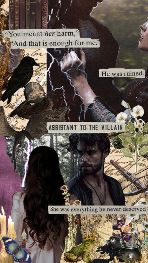 Assistant to the Villain by Hannah Nicole Maehrer book aesthetics #assistanttothevillain #booksaesthetic #romantasy #bookvibe #vibes #fantasy #fairytale #books #booktok #bookshuffles #booksaesthetic Fairytale Books, Romcom Books, Dragon Dreaming, Literary Characters, Winter Books, Book Aesthetics, Reading Stories, Book Dragon, I Love Reading