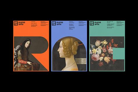 Museum Branding, Museum Poster, Booklet Design, Classical Art, Old Buildings, Exhibition Poster, Design Graphique, Visual Communication, Visual Design