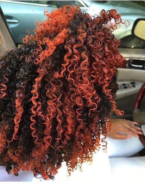 Hair Colour Design, Dyed Curly Hair, Hair Color Underneath, Girl Hair Colors, Dyed Natural Hair, Hair Color For Women, Dyed Hair Inspiration, Coily Hair, Hair Life