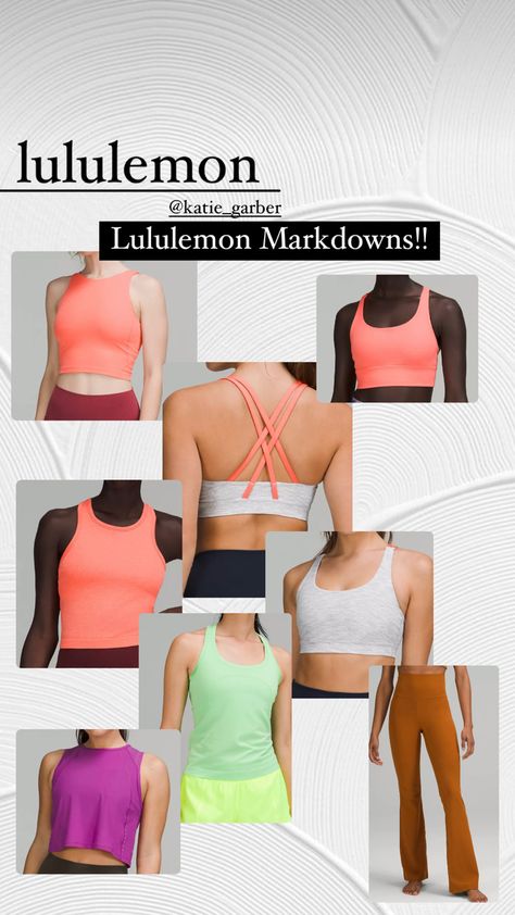 #lululemon #sale #markdowns #lululemonmarkdowns. #fashion #gymfit #sale Lululemon Athleisure Sports Bra With Built-in Bra, Versatile Lululemon Activewear, Bra Friendly, Compressive Sports Bra By Lululemon, Lululemon Sports Bra With Built-in Bra, Lululemon Sale, Lululemon Sporty Activewear With Built-in Bra, Gym Fit, Sports Bra, Bra