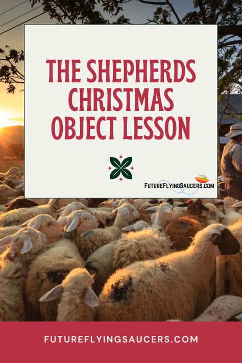 How come God chose to have the shepherds be a part of the event of Jesus' birth? This Shepherds Christmas Object Lesson will help children to understand that God is motivated by joy and desires.  #Christmas #ChristmasobjectLessons #BibleObjectLessons #KidMin Christmas Story Object Lesson, Christmas Lesson For Kids Sunday School, Shepherds And Angels Christmas, Christmas Sunday School Lessons Teens, Advent Object Lessons For Kids, Christmas Childrens Sermons For Kids, Teen Christmas Bible Lesson, Christmas Children’s Church Craft, Shepherds In The Field Bethlehem