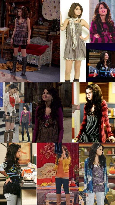 Outfit inspo Pretty Costume, Alex Russo, Waverly Place, Halloween Inspo, Fashion Aesthetics, School Fashion, Grunge Fashion, Halloween Outfits, Selena Gomez