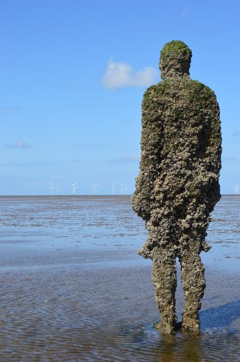 Antony Gormley Another Place, Antony Gormley Sculptures, Anthony Gormley, Crosby Beach, Antony Gormley, Henry Moore, Out Of Place, A Level Art, Gcse Art