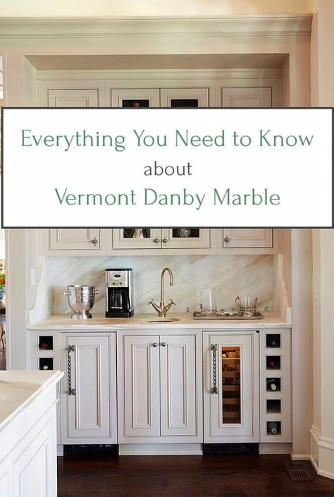 Vermont Danby Marble Countertops, Danby Marble Kitchen, Danby Marble Countertops, Mcgee And Co Kitchen, Danby Marble, Bathrooms Tiles, Glow Design, Interior Design Basics, Lakehouse Ideas