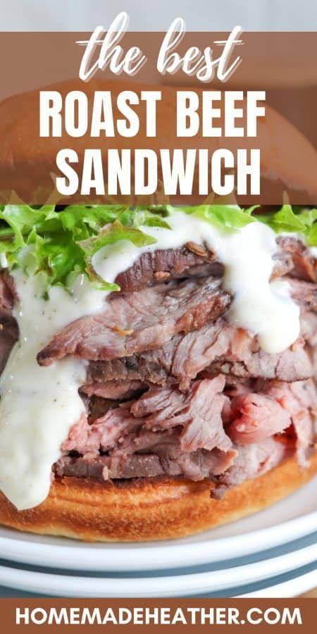 Roast Beef And Cheese Sandwich, Recipes Using A Beef Roast, Roasted Beef Sandwich Recipes, Cold Beef Sandwiches, How To Make Roast Beef For Sandwiches, Best Roast Beef Sandwich Recipe, Roast Beef Sandwich Sauce, Roast Beef Subs, Roastbeef Sandwich Recipes