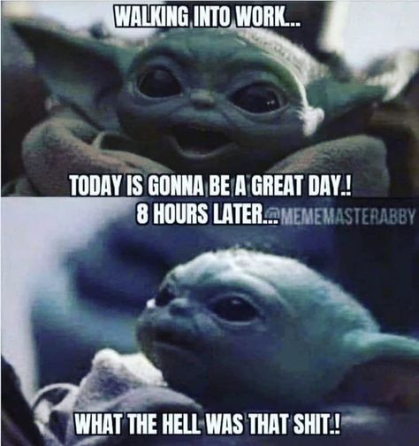 Yoda Images, Work Funnies, Yoda Meme, Yoda Funny, Workplace Humor, Work Memes, Star Wars Humor, Hilarious Memes, Nurse Humor