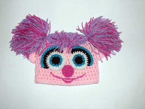 Ravelry: Abby Cadabby Hat, Beanie/Earflap, 7 sizes, newborn-adult by Pattern Studio Beanie Earflap, Crochet Character Hats, Fun Hats, Monster Hat, Abby Cadabby, Hats Crochet, Crochet Kids Hats, Hat Crochet Pattern, Crochet Knit Hat