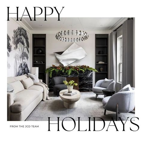 Julie Charbonneau Design (@juliecharbonneaudesign) • Instagram photos and videos Julie Charbonneau, December 25, Happy Holidays, Living Room Designs, Room Design, Custom Design, Holidays, Interior Design, Instagram Photos