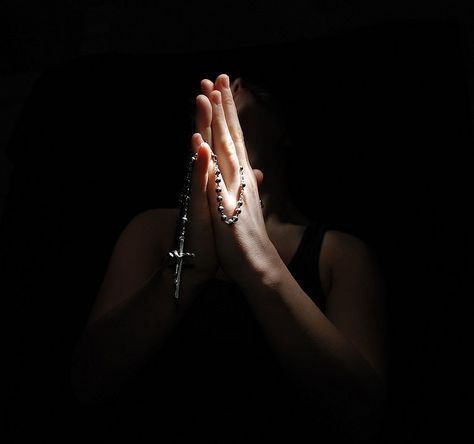 "Lord hear our prayer." Unholyverse Aesthetic, Praying Hands Aesthetic, Aesthetic Praying, Gothic Catholic Aesthetic, Saint Aesthetic, Praying Aesthetic, Rosary Aesthetic, Priest Aesthetic, Prayer Aesthetic