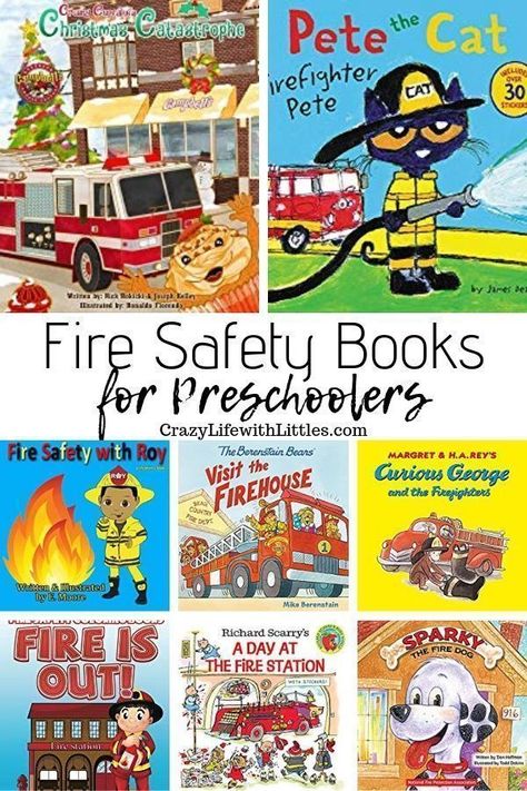 Safety For Preschoolers, Informational Books, Fire Safety Preschool Crafts, Fire Safety Crafts, Fire Safety Theme, Books For Preschool, Fire Safety Activities, Fire Safety Preschool, Fire Theme