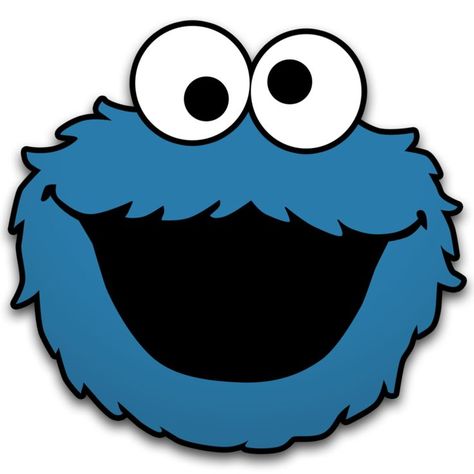 Cookie Monster Clip Art Printable | Clipart Panda - Free ... Cookie Monster Pictures, Cookie Monster Images, Cookies Monster, Cookie Monster Birthday Party, Birthday Drawing, Cookie Monster Cake, Face Cut Out, Monster Clipart, Cookie Clipart