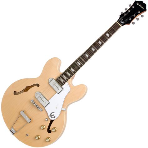 Epiphone Inspired By John Lennon 1965 Casino Semi Acoustic Guitar Epiphone Casino, Semi Acoustic Guitar, Epiphone Guitars, Beautiful Guitars, Keith Richards, Fender Stratocaster, George Harrison, String Instruments, Mandolin