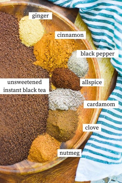 You can make coffeehouse-style chai lattes at home in just a few minutes with this easy chai powder recipe in your pantry. My authentic chai spice blend for tea makes for cozy mornings in no time at all. Learn how to make chai latte like a barista with this homemade chai tea recipe from Dash of Jazz #dashofjazzblog #chaitearecipe #chaiteabenefits #authenticchai #howtomakechai Chai Tea Blend Recipe, Authentic Chai Spice Mix Recipe, Chai Latte Powder Recipe, Home Made Chai Tea, Chia Tea Concentrate Recipe, Homemade Chai Tea Mix Recipes, Homemade Chai Spice Blend, Homemade Iced Chai Tea Latte, Home Made Tea Recipes