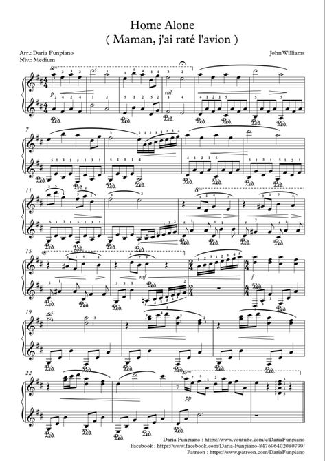 Beginner Violin Sheet Music, Somewhere In My Memory, Easy Violin Sheet Music, Christmas Piano Sheet Music, Popular Piano Sheet Music, Classical Piano Music, Piano Songs Sheet Music, Piano Sheet Music Letters, Accordion Music