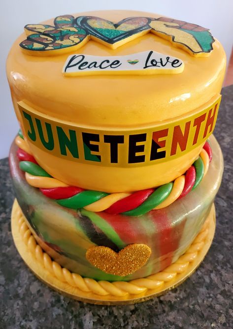 Red Velvet Juneteenth celebration cake Juneteenth Dessert Ideas, Juneteenth Cupcake Ideas, Juneteenth Desserts, Juneteenth Cake Ideas, Juneteenth Food Ideas, Juneteenth Cake, Juneteenth Recipes, Juneteenth Celebration Ideas, Juneteenth Party