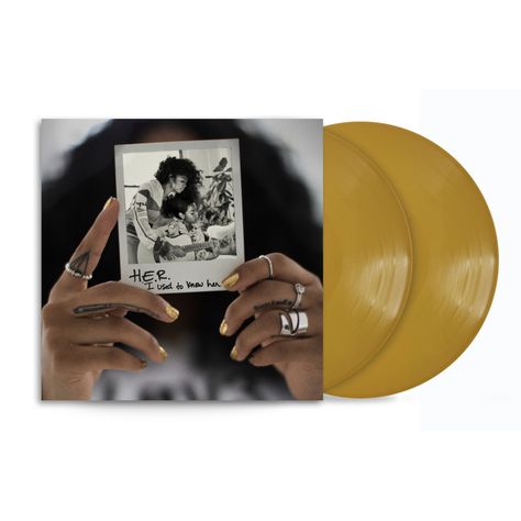 I Used To Know Her Gold 2LP | Shop the H.E.R. Official Store Bryson Tiller, Lost Souls, Gold Vinyl, Festival Accessories, 5th Anniversary, Lost Soul, Sony Music Entertainment, Cards Sign, Record Store