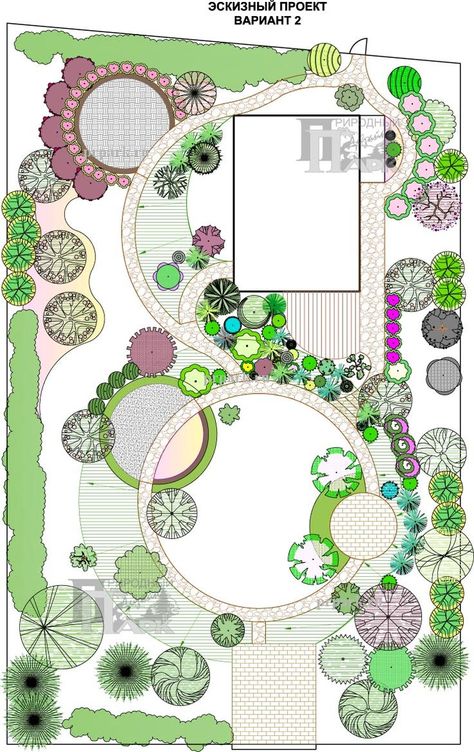 Round Lawn, Garden Ideas Large, Best Garden Design, Design De Configuration, Garden Landscaping Diy, Themed Garden, Landscape Design Drawings, Annual Garden, Landscape Architecture Drawing