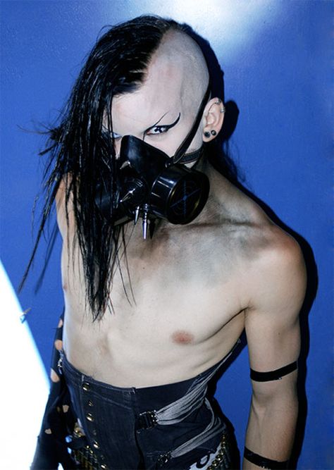 rivethead Cybergoth Fashion, Industrial Goth, Tanker Boots, Industrial Music, Goth Club, Battle Dress, Jungle Boots, Punk Men, Horror Punk