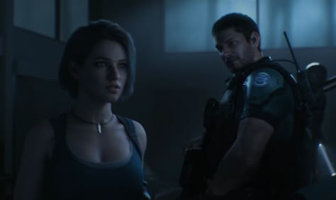 Chris And Claire Redfield, Chris Redfield X Jill Valentine, Jill X Chris, Jill Valentine And Chris Redfield, Jill And Claire, Danganronpa Ibuki, Jill Sandwich, Chris Redfield, Albert Wesker