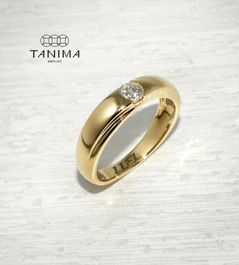 Single Stone Diamond Ring For Men, Single Stone Ring Design, Stone Ring Design For Men, Gents Ring Gold, Ring Design For Men, Single Stone Diamond Ring, Diamond Ring For Men, Stone Ring Design, Mens Ring Designs